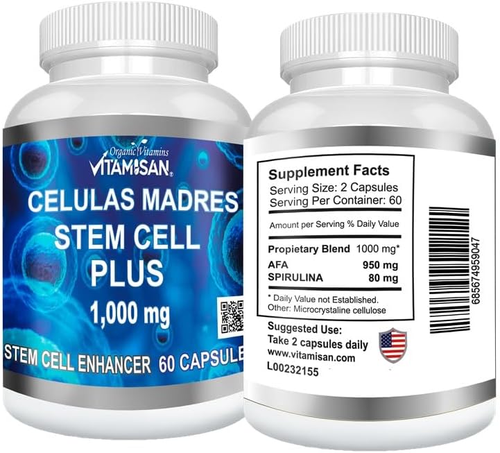 Células Madre Vitamisan - Paquete de 4 Botellas para Bienestar y Salud - imagen 8