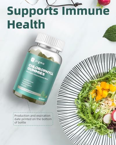 Gomitas de Clorofila ORGMO Sin Azúcar para Olor Corporal, Suplemento Desodorante Interno Vegano con ACV, Chlorella, Espirulina y Vitamina D para - imagen 6