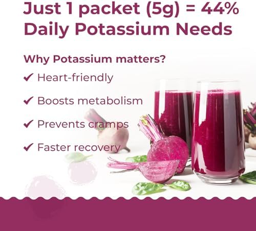 eHerbal Polvo de Remolacha 100% Natural Liofilizado en Paquetes, Jugo de Remolacha para Presión Alta, Aumenta Energía, 20 Stickbags Sin OGM - imagen 4