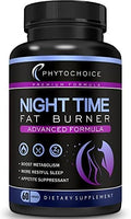 Píldoras para la Pérdida de Peso Nocturna PHYTOCHOICE para Mujeres - Supresor de Apetito y Bloqueador de Carbohidratos con Melatonina - Quemador de - imagen 1