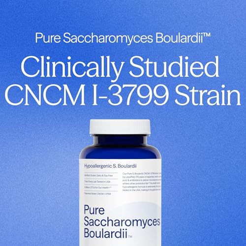 Probioticos Saccharomyces Boulardii Essential Stacks (Sin OGM y Sin Gluten) - 5 Mil Millones de UFC para la Salud Digestiva (60 Cápsulas) - imagen 3