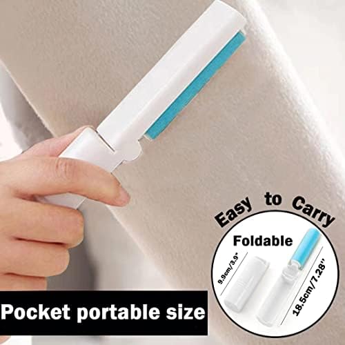 Rodillo Quitapelos Reutilizable de 8 Pulgadas, Lavable con Mango Retráctil y Extensible, Ideal para Ropa, Sofá, Alfombra y Muebles, Incluye 1 Grande, - imagen 5
