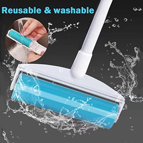 Rodillo Quitapelos Reutilizable de 8 Pulgadas, Lavable con Mango Retráctil y Extensible, Ideal para Ropa, Sofá, Alfombra y Muebles, Incluye 1 Grande, - imagen 6