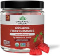 Gomitas de Fibra Orgánica INDIA para Adultos - Suplemento Dietético Prebiótico, Salud Digestiva, Veganas, Bajas en Azúcar - Fresa, 60 Gomitas - imagen 1