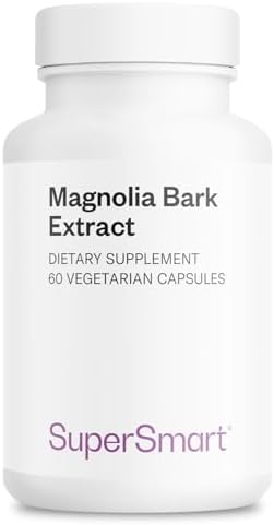 Supersmart - Extracto de Corteza de Magnolia (Máxima Potencia) 300mg al Día - 90% Honokiol y Magnolol - Suplemento de Corteza de Magnolia | No GMO y - imagen 1