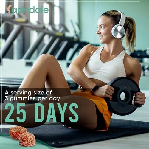Gomitas de Creatina Adndale para Mujeres y Hombres, 5000mg por Porción, Suplemento de Creatina Monohidratada con Beta-Alanina, L-Citrulina y B12 - 75 - imagen 8