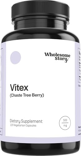 Suplemento Orgánico de Vitex (Baya de Chaste) Wholesome Story para Mujeres | Equilibrio Hormonal, Apoyo a la Fertilidad y Regulación del Ciclo | 120 - imagen 1