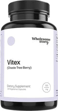Suplemento Orgánico de Vitex (Baya de Chaste) Wholesome Story para Mujeres | Equilibrio Hormonal, Apoyo a la Fertilidad y Regulación del Ciclo | 120 - imagen 1