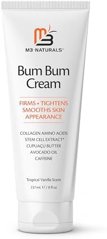 Crema Bum Bum con Aroma a Limón y Vainilla, Tratamiento Anticelulitis 2 en 1 y Loción de Masaje, Acondicionador No Graso para Glúteos, Abdomen y - imagen 1