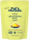 Polvo de Raíz de Goldenseal de Pat's Herbals - 2oz, Cultivado en EE. UU., No GMO | Polvo de Raíz Amarillo Puro - imagen 1