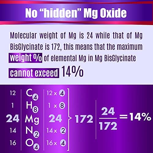 Folona Magnesio Glicinato con Vitamina B6, 1350mg, 180 Cápsulas Veganas - Mejora Sueño, Alivio del Estrés, Energía y Calambres Musculares - Libre de - imagen 4