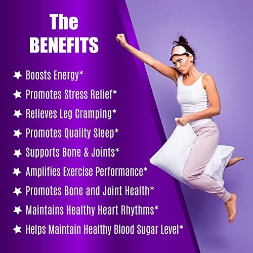 Folona Magnesio Glicinato con Vitamina B6, 1350mg, 180 Cápsulas Veganas - Mejora Sueño, Alivio del Estrés, Energía y Calambres Musculares - Libre de - imagen 8