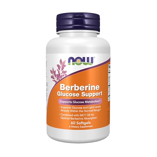 Now Supplements, Berberina para el Soporte de Glucosa, Combinada con Aceite MCT para una Absorción Óptima, 60 Softgels - imagen 6