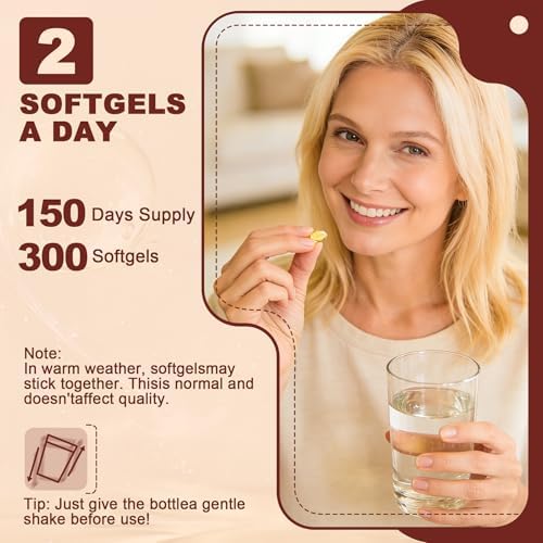 Extracto de Ajo Envejecido LanranBee 300 Softgels - Suplemento Sin Olor para Inmunidad y Corazón con Espino y Pimienta Negra - No GMO, Suministro de - imagen 6