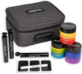 Bolsa a Prueba de Olores Moonlight Haze con Forro de Carbón Activado y Accesorios - Set de Regalo con 3 Tarros de Vidrio a Prueba de Niños y 3 Tubos - imagen 1