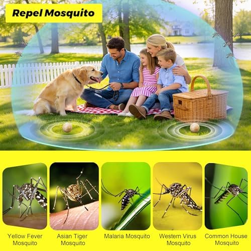 Bolas Repelentes de Mosquitos Atindirey 12 PZS, Tamaño Viaje, Protección de 30 Días, No Tóxicas y a Base de Plantas, Seguras para Niños y Mascotas - imagen 2