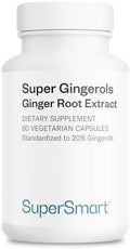 Supersmart - Super Gingerols 400mg al Día (Alta Potencia 20% Gingerol) - Suplemento de Extracto de Jengibre | Sin OGM y Sin Gluten - 60 Cápsulas - imagen 1