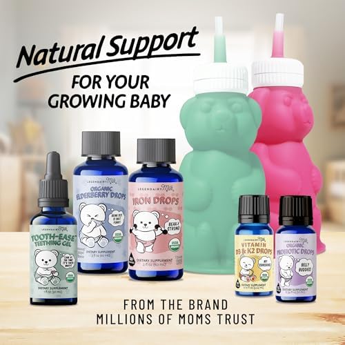 Jarabe de Saúco Orgánico Legendairy Milk en Gotas Líquidas para Bebés y Niños, Suplemento de Inmunidad con Vitamina C, Zinc y Equinácea, - imagen 7
