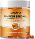 Gomitas de Aceite de Semilla de Calabaza HOLLEGEND con Saw Palmetto, Extracto para Crecimiento Capilar y Salud Prostática, Veganas, Sin Azúcar, - imagen 1