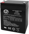 Batería AJC Compatible con Liftmaster Elite Series 8550W 12V 4.5Ah para Puertas de Garaje - imagen 1