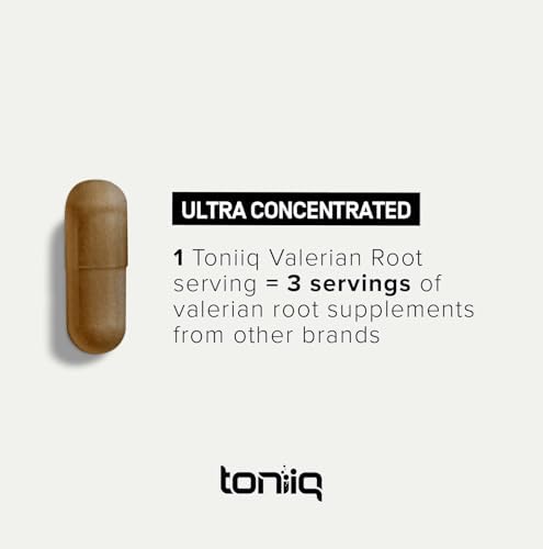 Cápsulas de Raíz de Valeriana Toniiq - Extracto Ultra Potente 4:1 - Alta Concentración - Probadas por Terceros - 120 Cápsulas - imagen 4