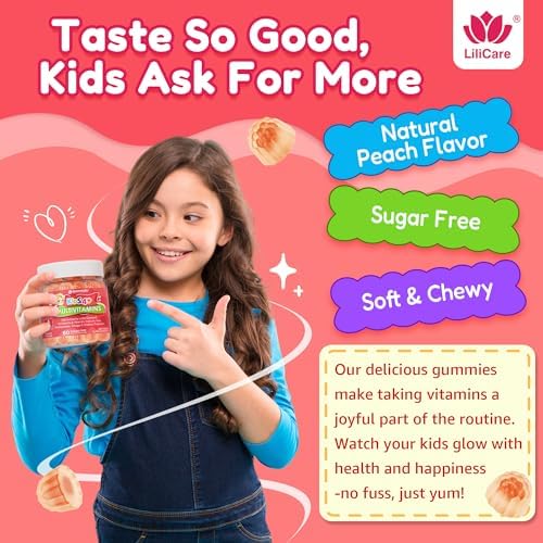 Gomitas Multivitamínicas para Niños + Omega 3 (DHA/EPA), Multivitamínico Metilado con Hierro, Probiótico y Vitaminas A, C, D3, K2, E, 60 Piezas, Sin - imagen 7