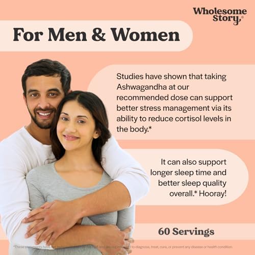 Cápsulas Veganas de Ashwagandha KSM 66 | Alta Potencia 5% Withanolides | Extracto de Raíz de Ashwagandha 300mg | 60 Pastillas para Manejo del Estrés - imagen 4