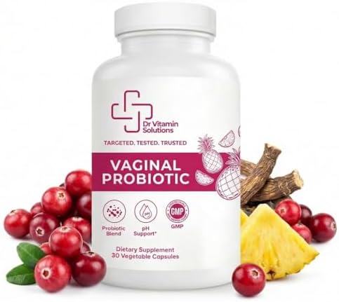 Probiótico Vaginal para Mujeres – Mezcla de Lactobacilos de 7 Mil Millones CFU + Inulina Prebiótica, Arándano y Piña – Soporte para pH Vaginal y - imagen 1