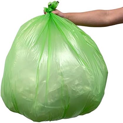 Bolsas de Basura Biodegradables Reli de 33 Galones, 100 Piezas, Verdes, Ecológicas y Degradables en Ciertas Condiciones, Ajuste Personalizado para - imagen 6
