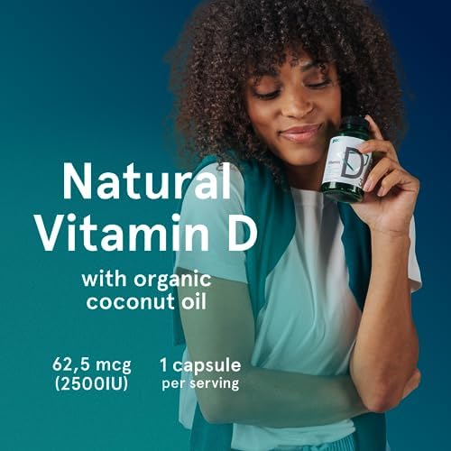 Suplementos de Vitamina D3 Puori en Softgels, 2500 IU (62.5 mcg) - Absorción Rápida para el Sistema Inmunológico, Salud Ósea y Funciones Musculares - - imagen 6