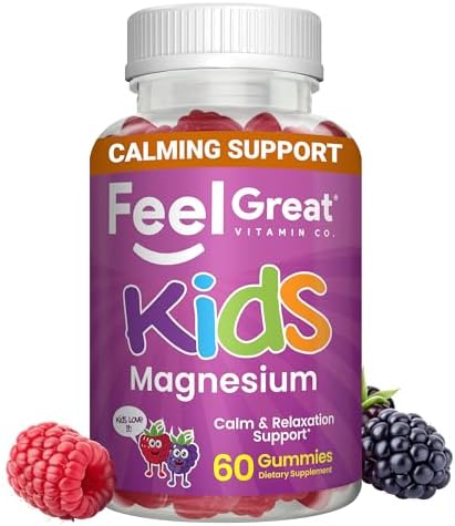Gomitas de Magnesio Calm para Niños Feel Great - Suplemento de Magnesio Citrato - 60 Unidades - imagen 1