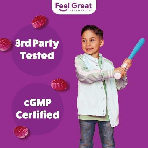 Gomitas de Magnesio Calm para Niños Feel Great - Suplemento de Magnesio Citrato - 60 Unidades - imagen 6