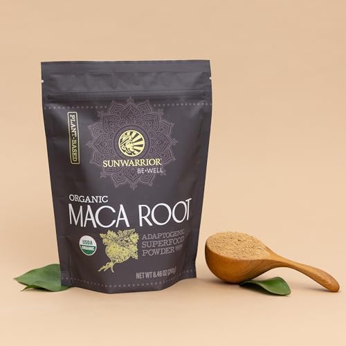 Polvo de Raíz de Maca Orgánica Sunwarrior Amarillo 8 Gramos - Superalimento Adaptógeno para Energía, Ánimo y Bienestar - 30 Porciones Veganas y No - imagen 6