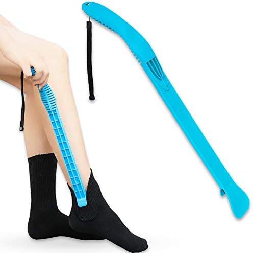 Ayuda para Quitar Calcetas RMS para Medias de Compresión Ligera a Media para Hombres y Mujeres con Artritis o Movilidad Limitada (Azul) - imagen 1