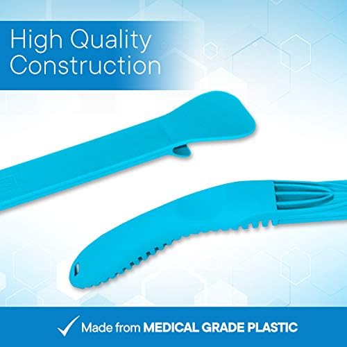 Ayuda para Quitar Calcetas RMS para Medias de Compresión Ligera a Media para Hombres y Mujeres con Artritis o Movilidad Limitada (Azul) - imagen 5