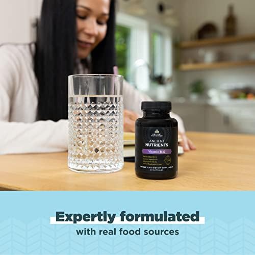 Suplemento de Vitamina B12 Ancient Nutrition, Apoya el Metabolismo Energético y la Salud del Sistema Nervioso, Hierbas Adaptógenas, Activado por - imagen 5