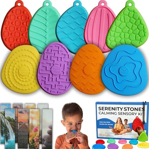 9 Chewies para Niños - Juguetes Sensoriales para Niños Autistas, Collares Masticables y Productos Sensoriales para Niños con Autismo - imagen 1