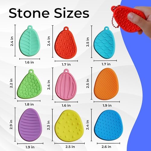 9 Chewies para Niños - Juguetes Sensoriales para Niños Autistas, Collares Masticables y Productos Sensoriales para Niños con Autismo - imagen 8
