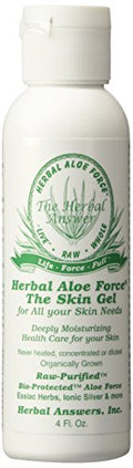 Gel para la piel HERBAL ALOEFORCE de 4 oz en botella - imagen 1