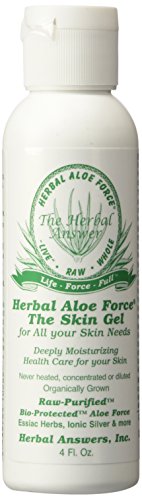 Gel para la piel HERBAL ALOEFORCE de 4 oz en botella - imagen 2