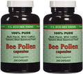 YS Organics Polen de Abeja - 200 Cápsulas - Paquete de 2 - imagen 1