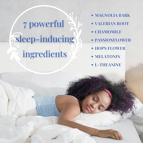 Namastay in Bed - Suplemento Natural para Dormir - Melatonina 0.5 Mg, Raíz de Valeriana, L-Theanina, Corteza de Magnolia, Manzanilla - Sin - imagen 2
