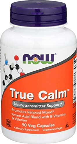 Now Foods True Calm™ Amino Relaxer 90 Cápsulas (paquete de dos) - imagen 1