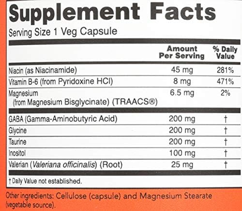 Now Foods True Calm™ Amino Relaxer 90 Cápsulas (paquete de dos) - imagen 3