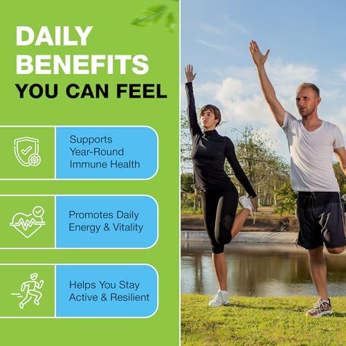 Suplemento Deloma Health 10 en 1 para el Sistema Inmunológico - Vitamina C (1000 mg), Quercetina, Vitamina D3 (5000 UI), Zinc (40 mg), Saúco, - imagen 6