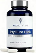 Cápsulas de Psyllium Husk Meo Nutrition 1520mg - Complejo Max Detox con Probióticos, Hierbas y Fibra para la Salud Digestiva - 60 Cápsulas Veganas, - imagen 1