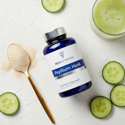 Cápsulas de Psyllium Husk Meo Nutrition 1520mg - Complejo Max Detox con Probióticos, Hierbas y Fibra para la Salud Digestiva - 60 Cápsulas Veganas, - imagen 2