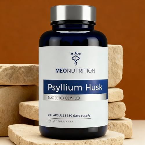 Cápsulas de Psyllium Husk Meo Nutrition 1520mg - Complejo Max Detox con Probióticos, Hierbas y Fibra para la Salud Digestiva - 60 Cápsulas Veganas, - imagen 3