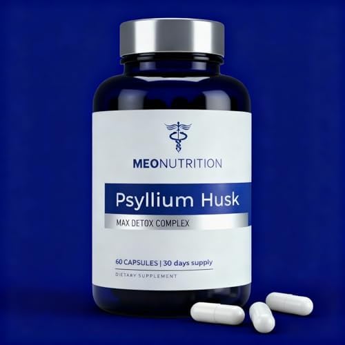 Cápsulas de Psyllium Husk Meo Nutrition 1520mg - Complejo Max Detox con Probióticos, Hierbas y Fibra para la Salud Digestiva - 60 Cápsulas Veganas, - imagen 4