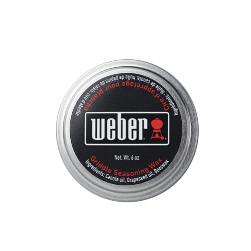 Cera para Sazonar Plancha Weber – Mezcla Natural de Aceite de Semilla de Uva, Aceite de Canola y Cera de Abeja para Sazonar Antiadherente - imagen 3